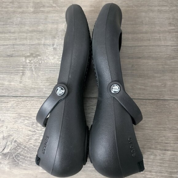 CROCS Women's Black Flats - Picture 12 of 13